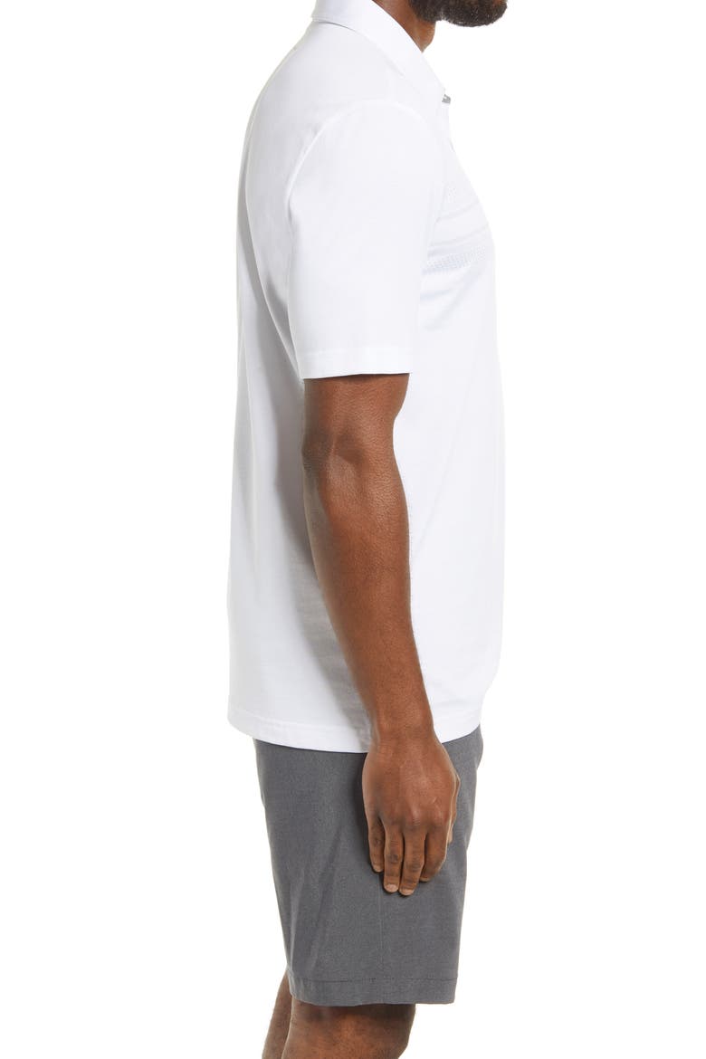 Travis Mathew Crow Polo, Alternate, color, WHITE
