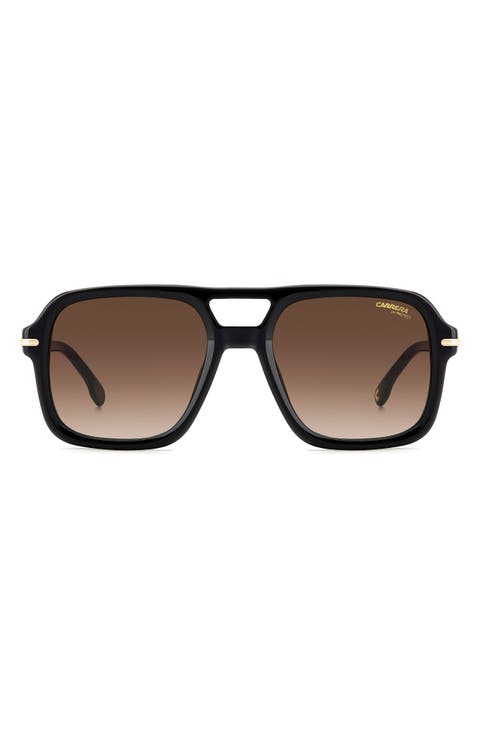 55mm Gradient Square Sunglasses
