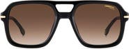 Carrera Eyewear 55mm Gradient Square Sunglasses