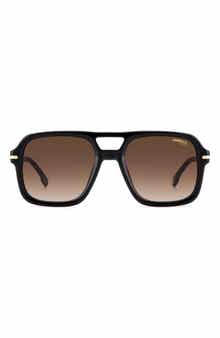 Carrera Eyewear 55mm Gradient Square Sunglasses