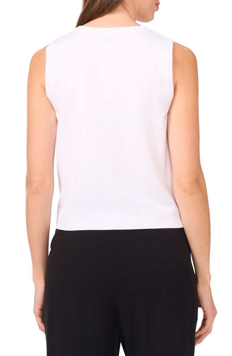 Halogen<sup>®</sup> Crewneck Sweater Tank, Alternate, color, Bright White