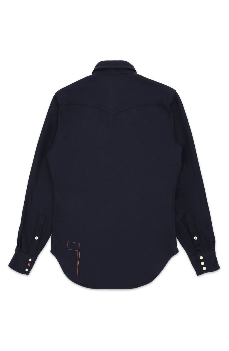 Fortela Pasadena Western Flannel Shirt, Alternate, color, Blue