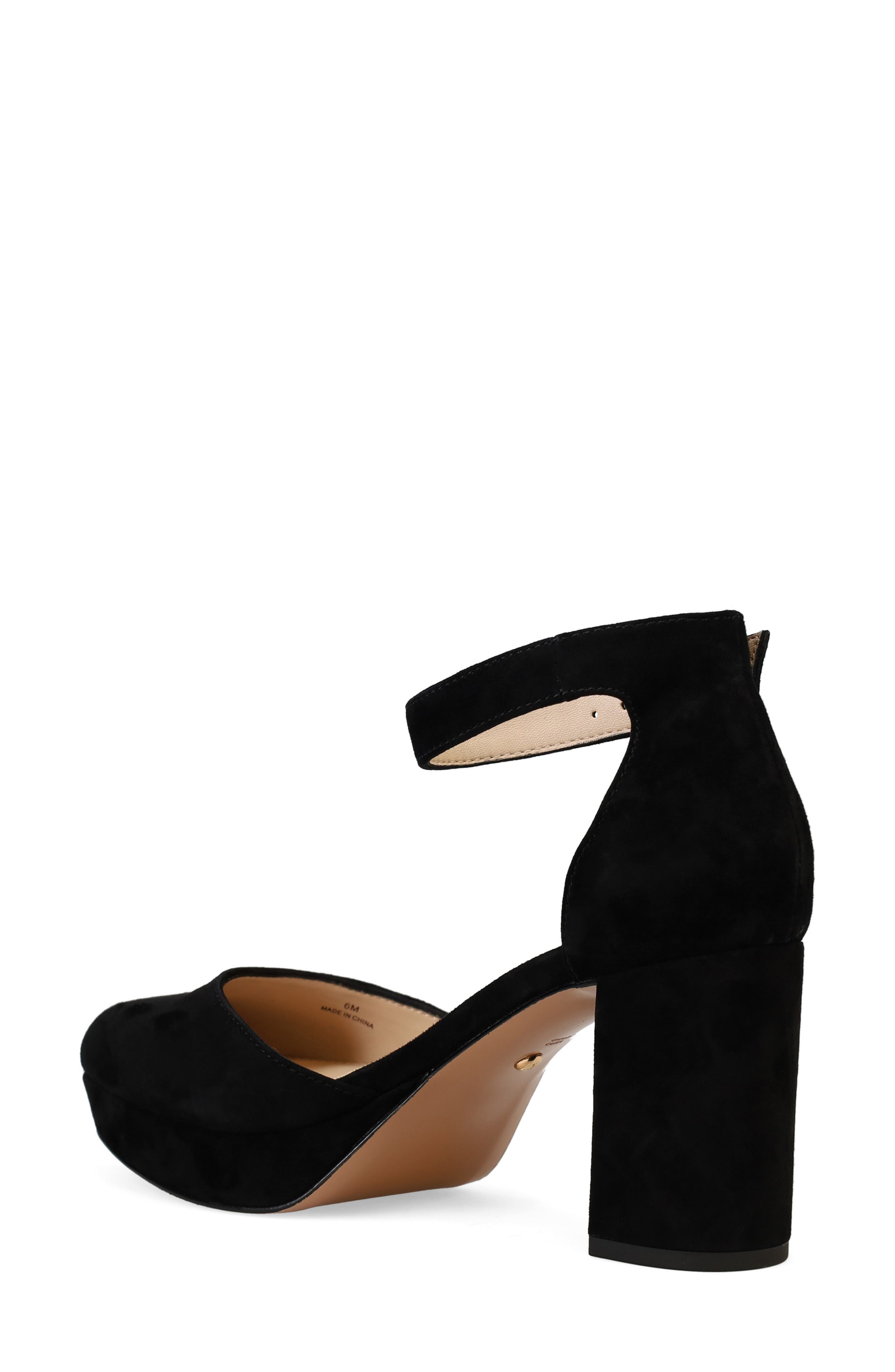 Pelle Moda Lenor Block Heel Platform Pump, Alternate, color, Black