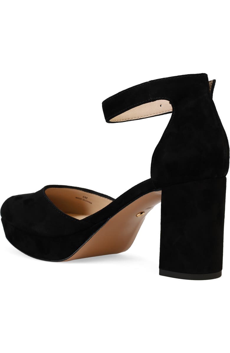 Pelle Moda Lenor Block Heel Platform Pump, Alternate, color, Black