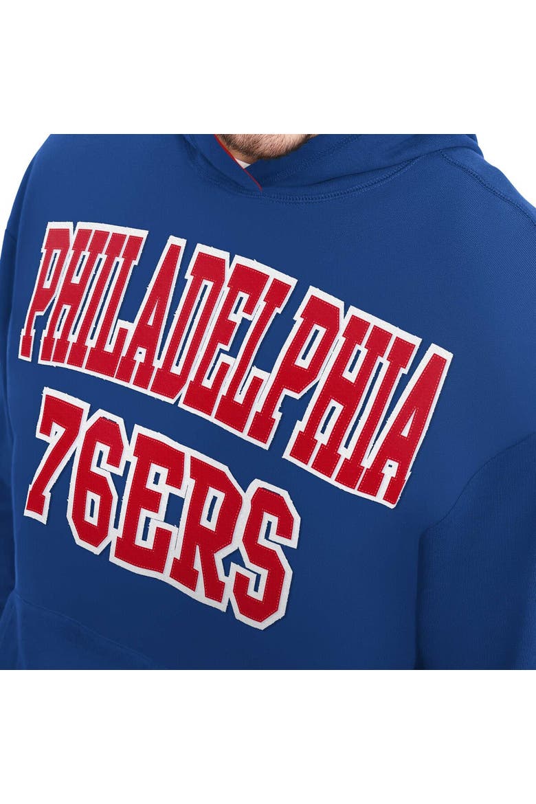 Men's Tommy Jeans Royal Philadelphia 76ers Greyson Pullover Hoodie, Alternate, color, Royal