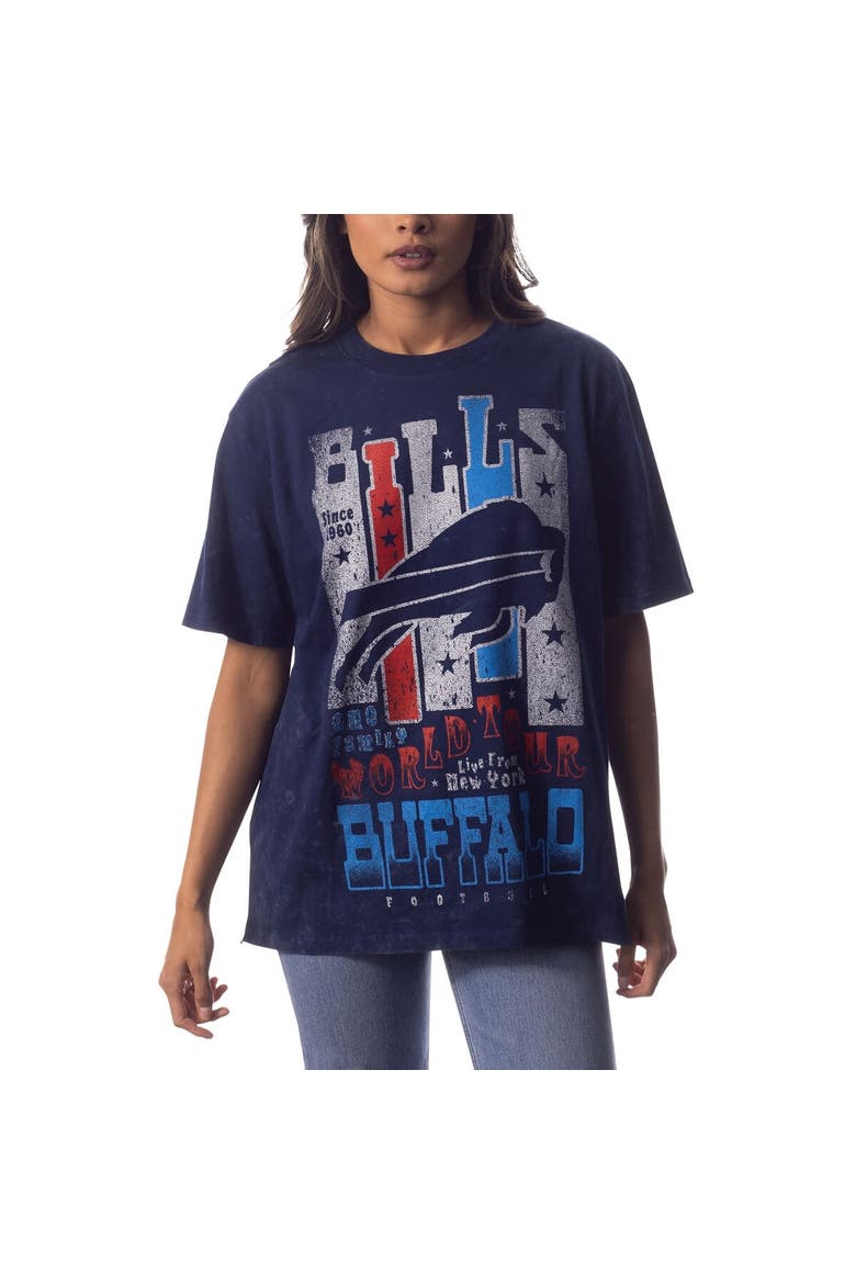 Unisex The Wild Collective Navy Buffalo Bills Tour Band T-Shirt, Alternate, color, Navy