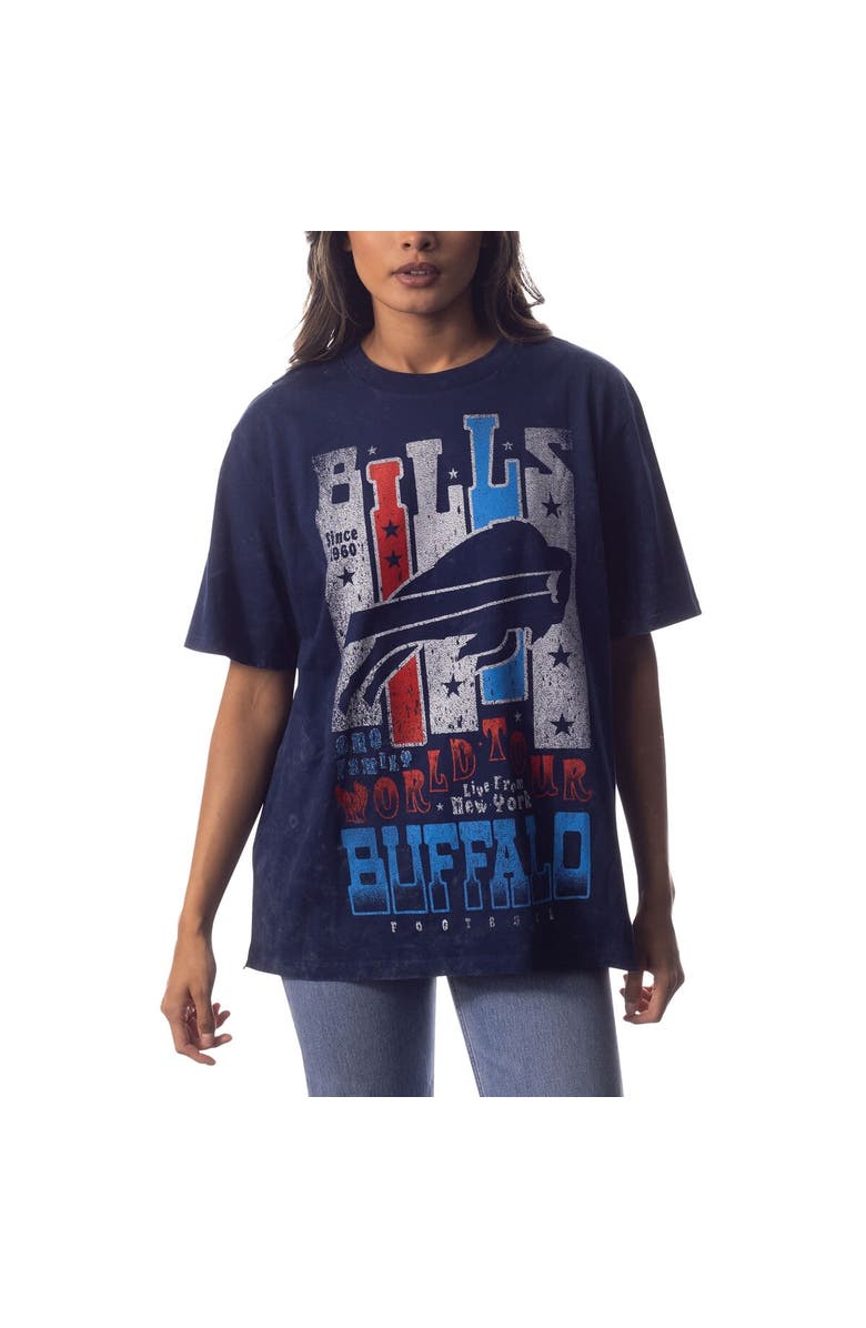 THE WILD COLLECTIVE Unisex The Wild Collective Navy Buffalo Bills Tour Band T-Shirt, Alternate, color, Navy