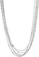 NORDSTROM RACK Layered Bead Chain Necklace