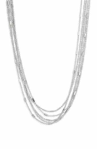NORDSTROM RACK Layered Bead Chain Necklace