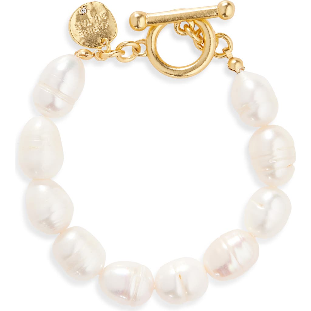 Karine Sultan Cultured Pearl Bracelet In Multi