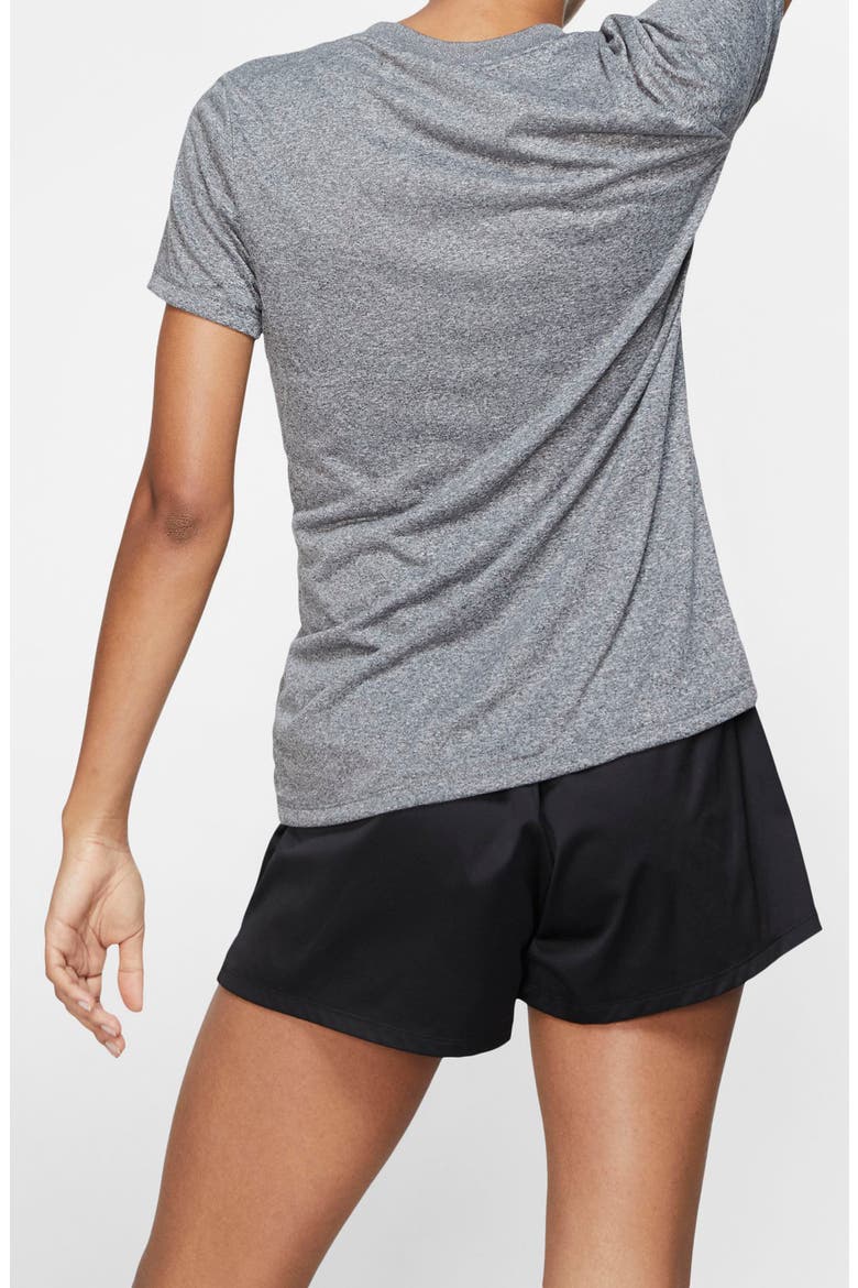 Dry Legend Training Tee, Alternate, color, BLACK/ HEATHER