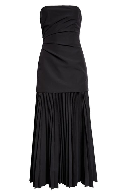 A.l.c . Austin Strapless A-line Dress In Black