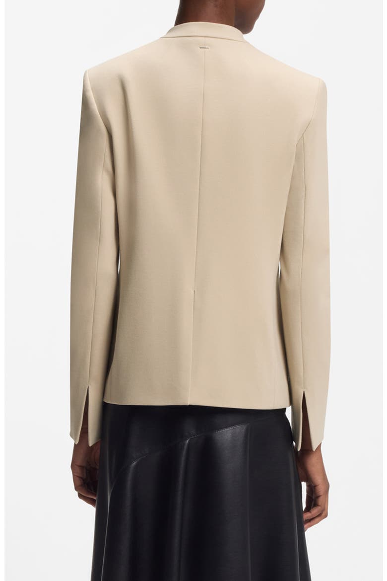 Jemma Collarless Jacket, Alternate, color, PUMICE