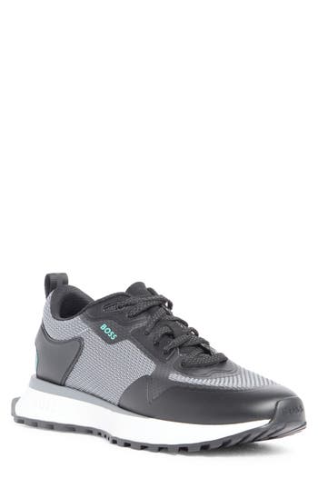 Hugo Boss Boss Jonah Run Black Mesh Sneaker