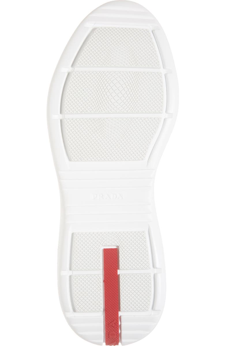 Prada Logo Band Sock Sneaker, Alternate, color,