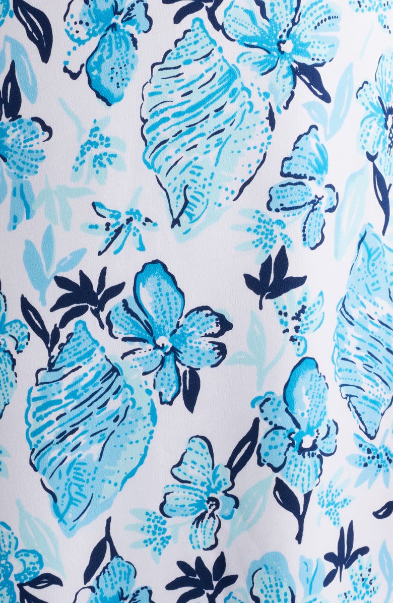 Lilly Pulitzer<sup>®</sup> Ramsey Floral Seashell Print Maxi Dress, Alternate, color, 