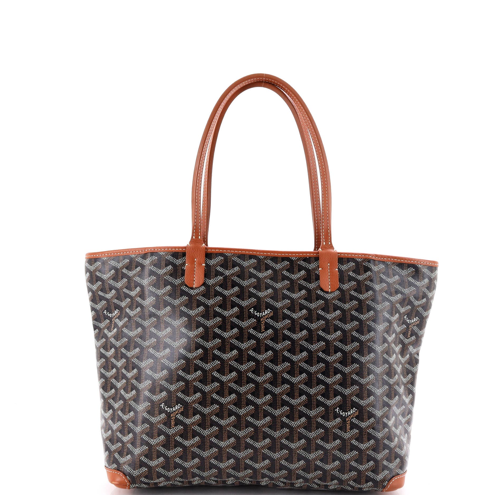 Pre-Owned Goyard Artois Tote Coated Canvas PM, Alternate, color, Black