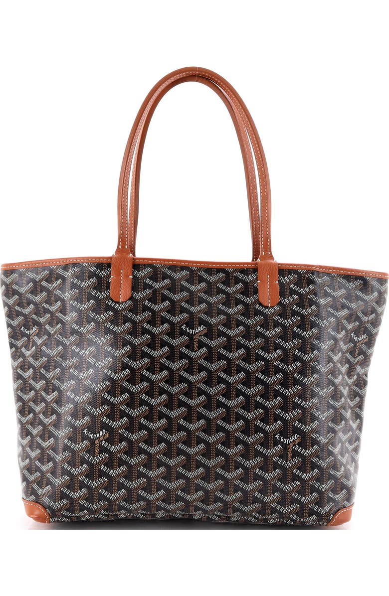 Pre-Owned Goyard Artois Tote Coated Canvas PM, Alternate, color, Black