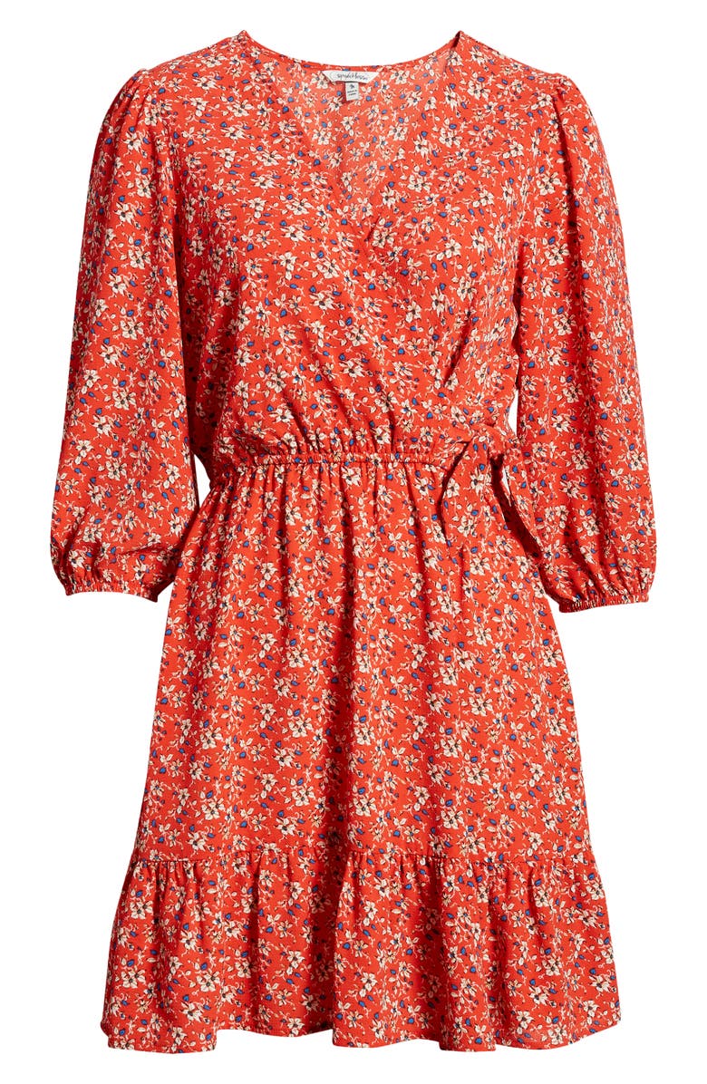 Speechless Ruffle Hem Minidress, Alternate, color,