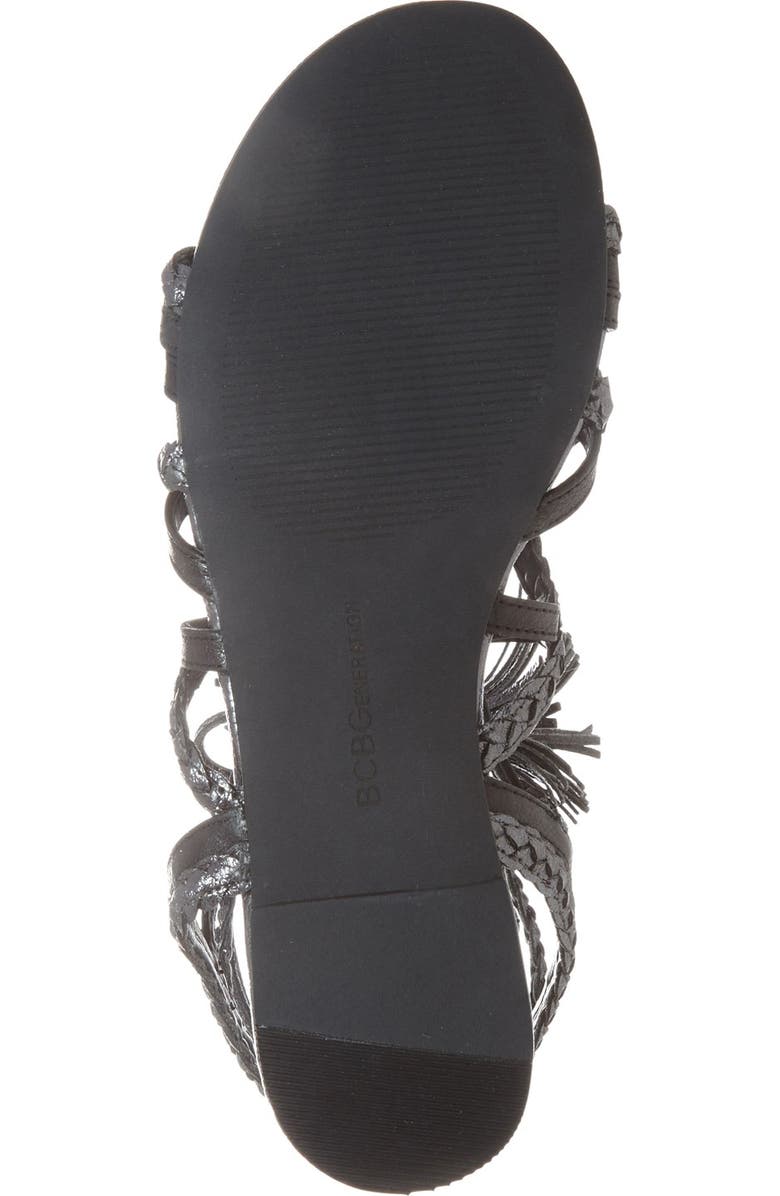 BCBGeneration 'Finlyn' Flat Lace-Up Sandal, Alternate, color,