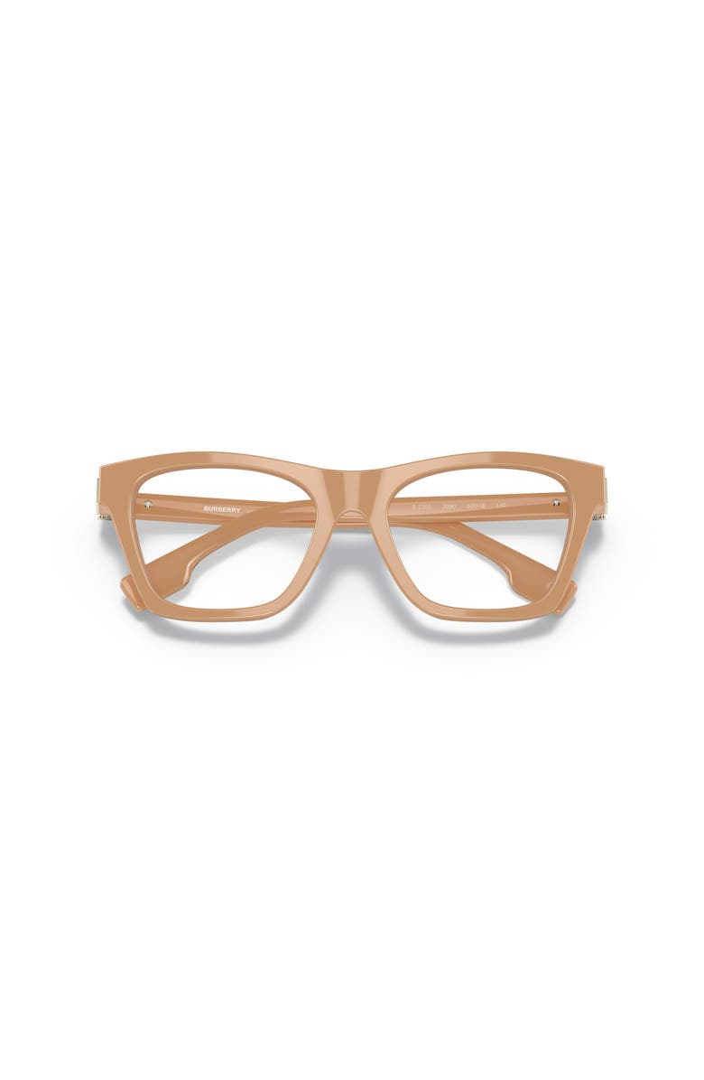 Burberry 50mm Square optical glasses, Alternate, color, Beige