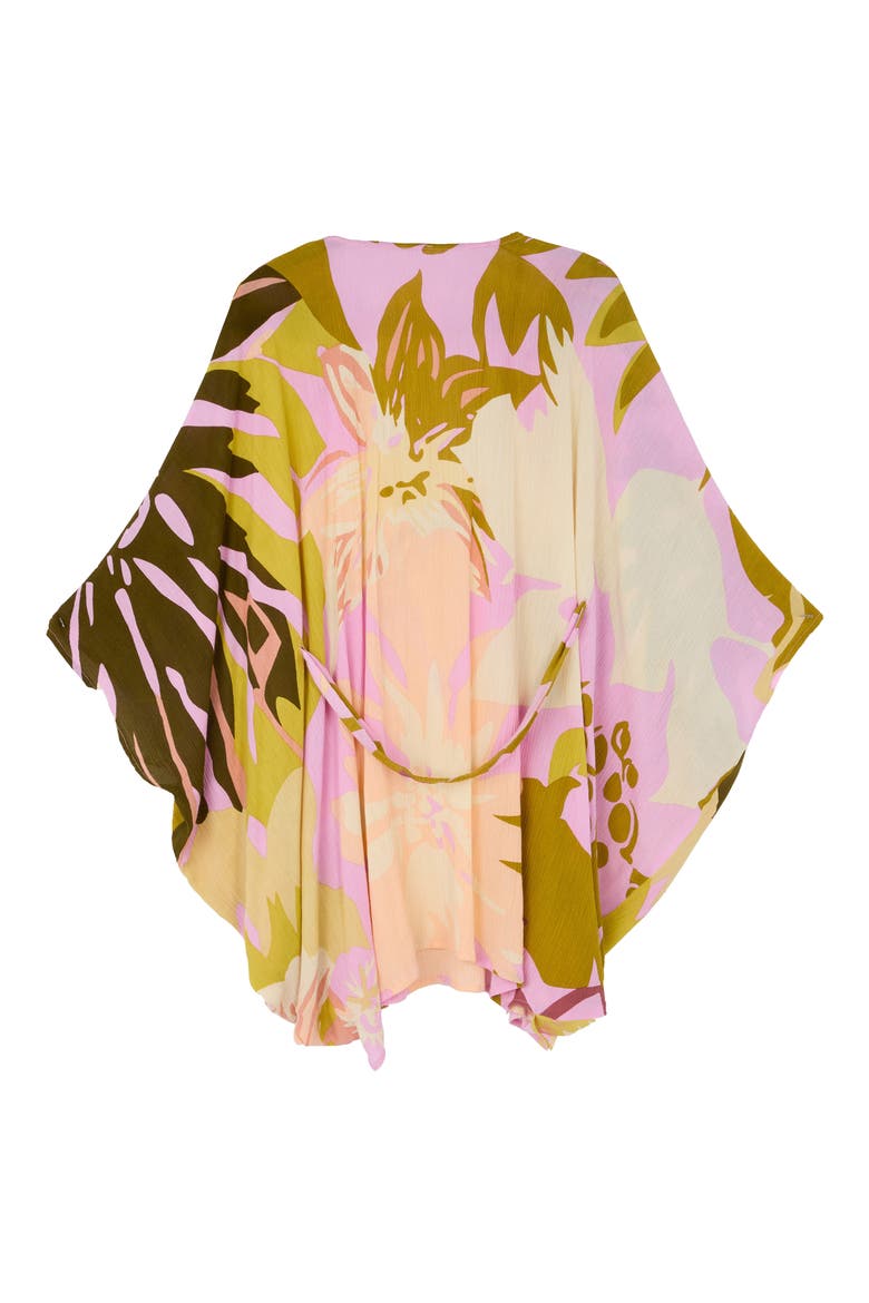 Floral Caftan, Alternate, color, PINK