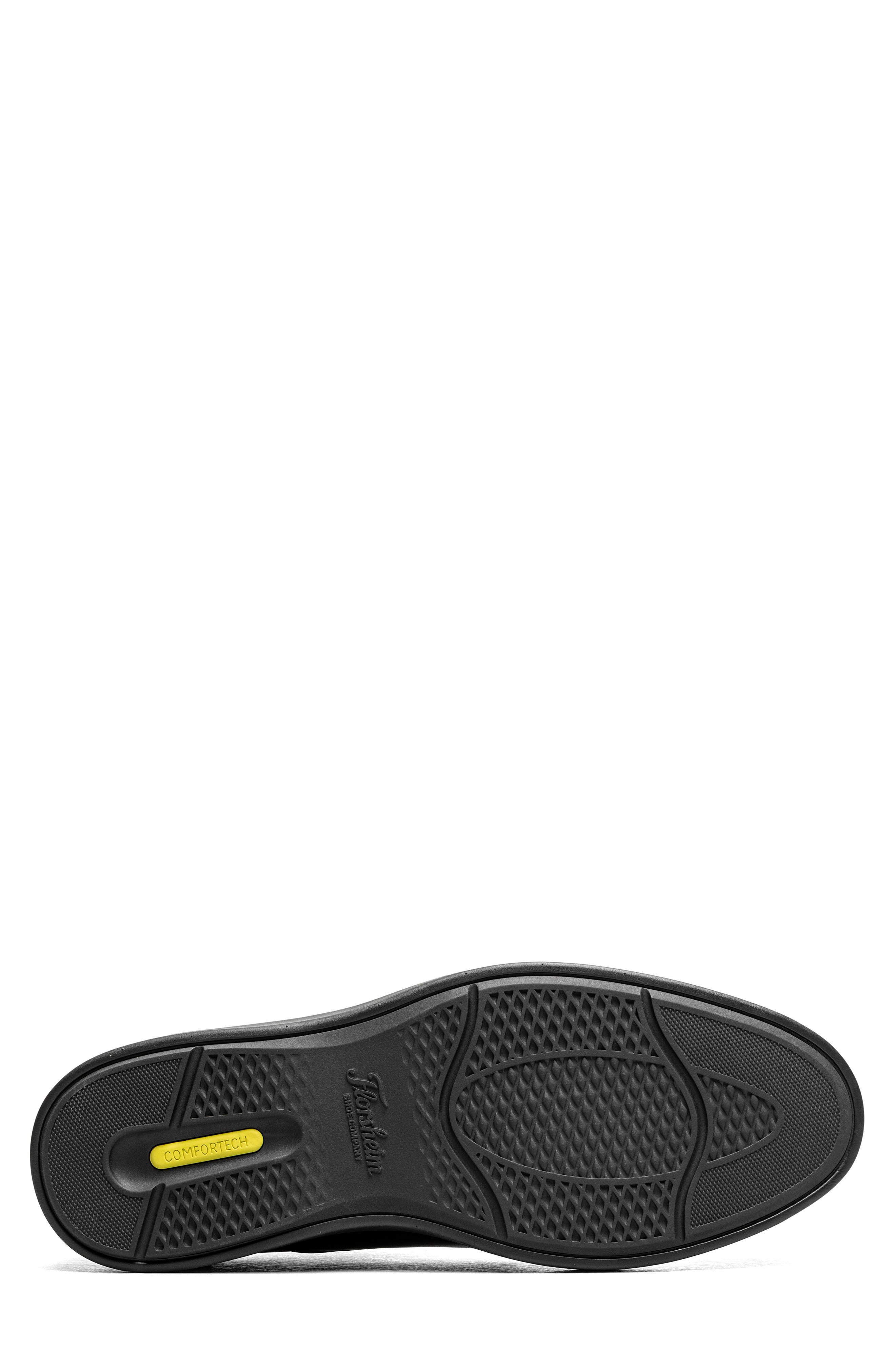 Avenue Leather Plain Toe Oxford, Alternate, color, BLACK