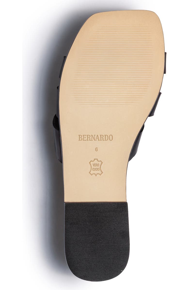 Bernardo Footwear Oxford Flat Sandal, Alternate, color, Black