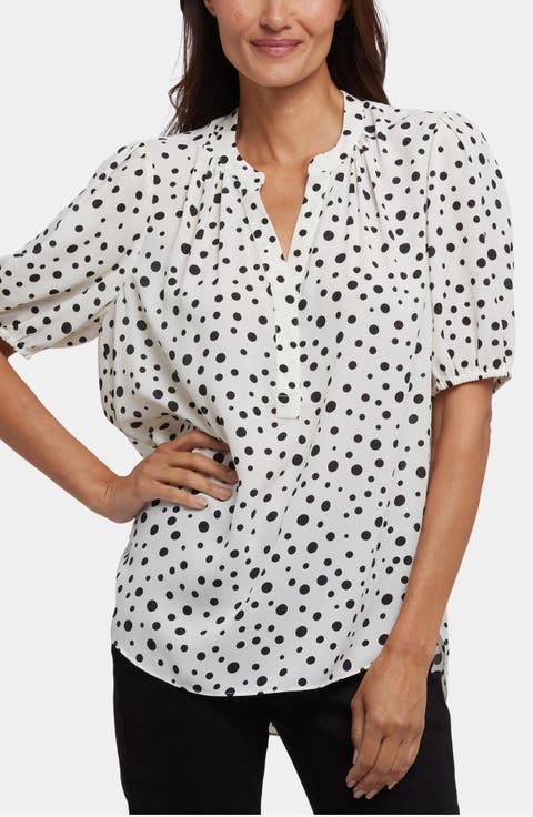 Puff Sleeve Popover Top
