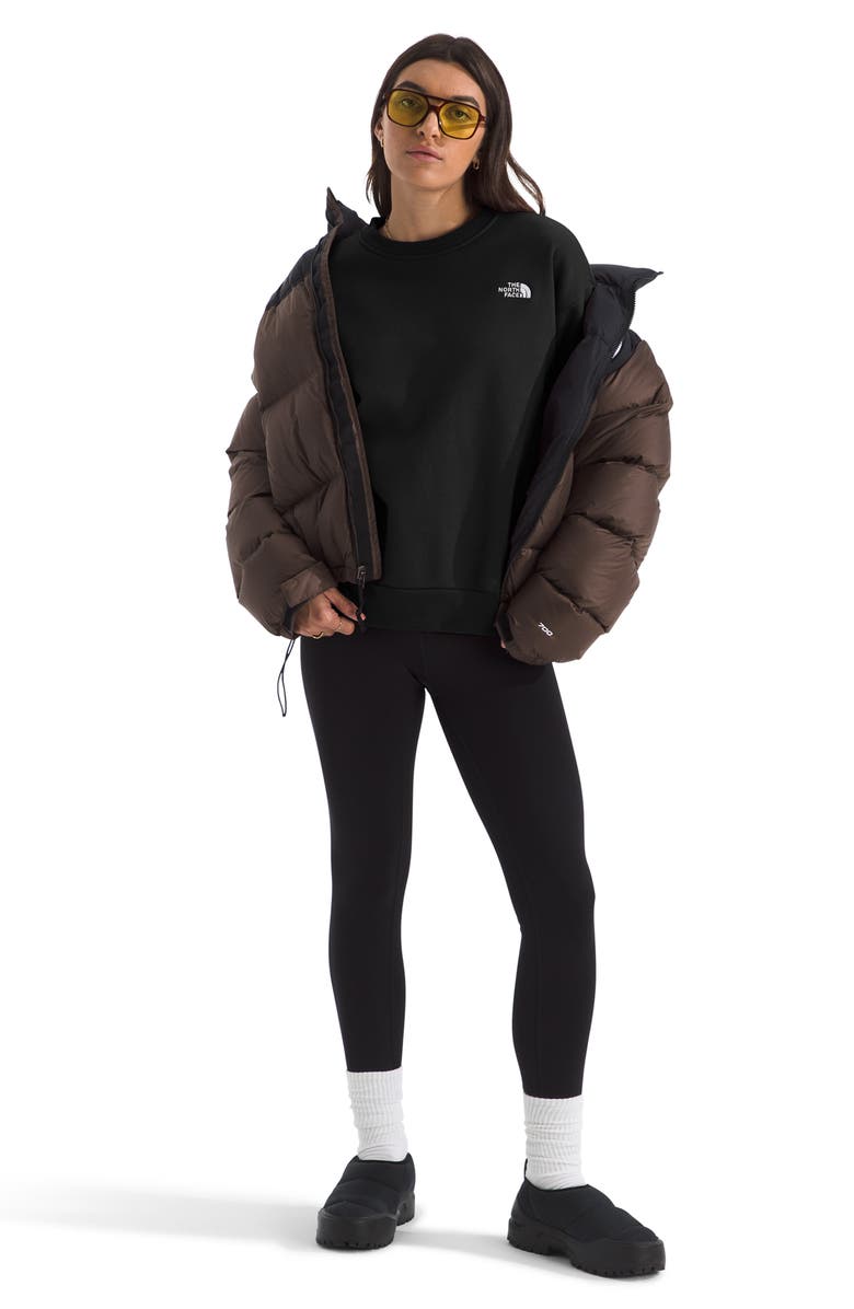 The North Face Evolution Simple Dome Oversize Crewneck Sweatshirt, Alternate, color, Tnf Black