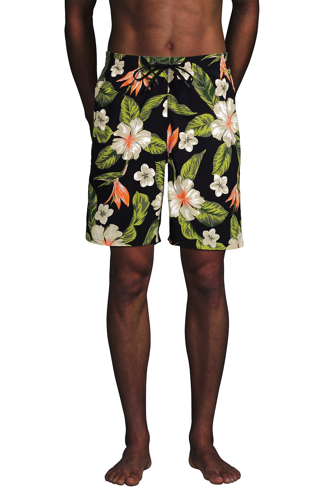 selected Hibiscus Floral/Black