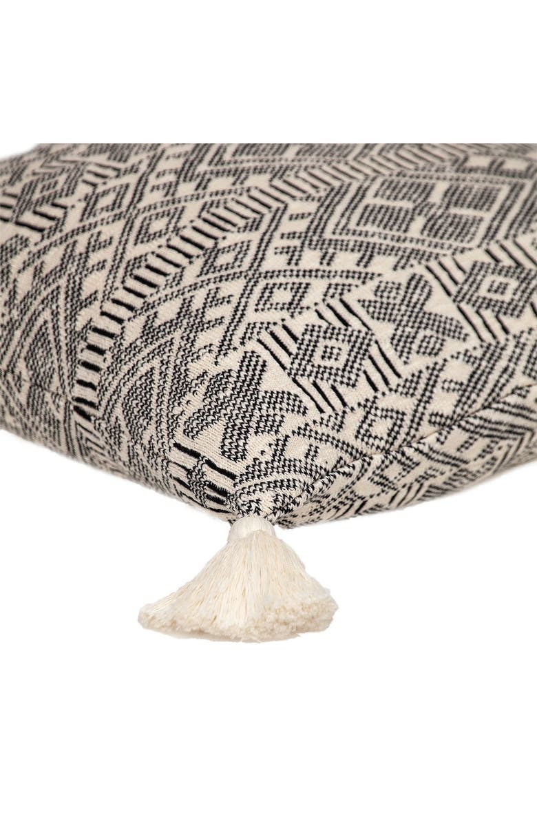 PARKLAND COLLECTION Toby Transitional Beige/Cream Throw Pillow, Alternate, color, Off White