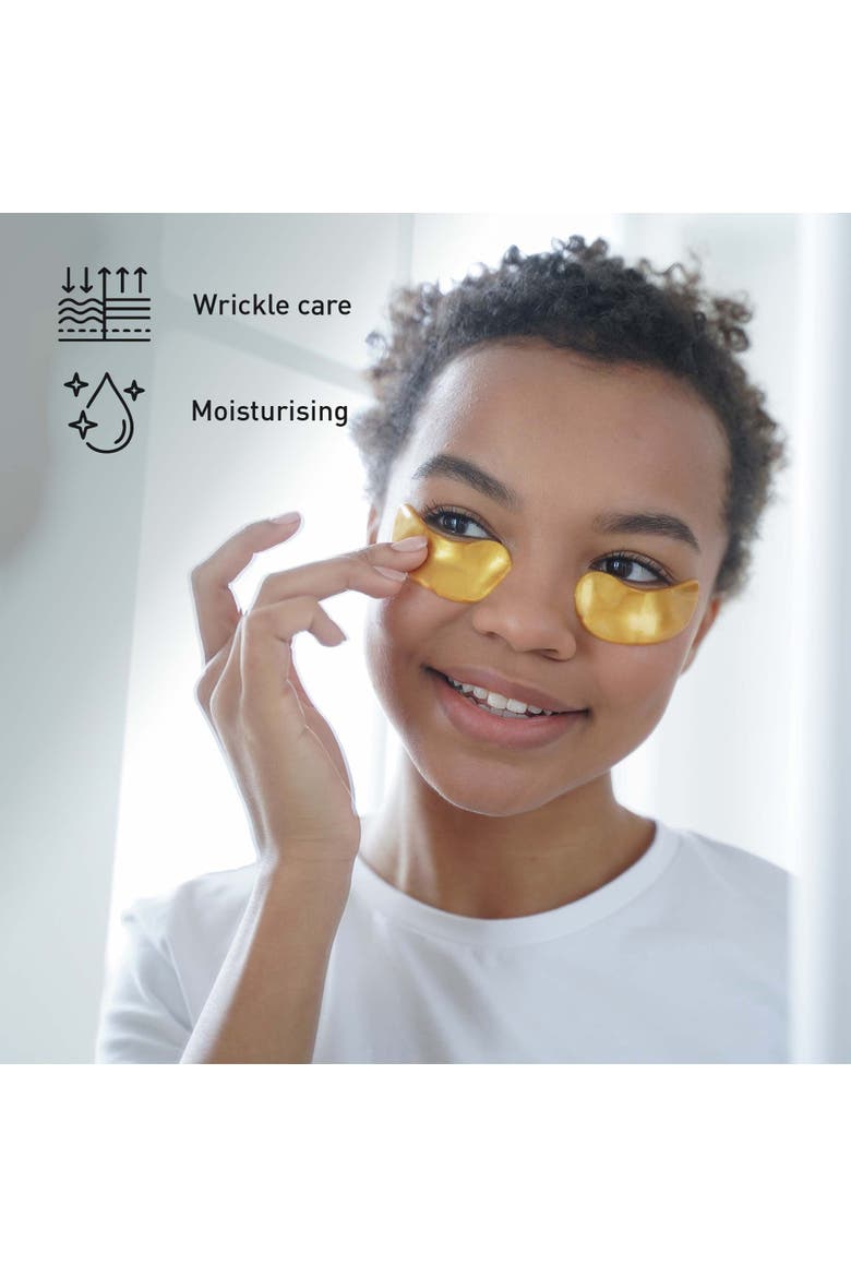 Wrinkle Care Eye Gel Patches, Alternate, color, Gold