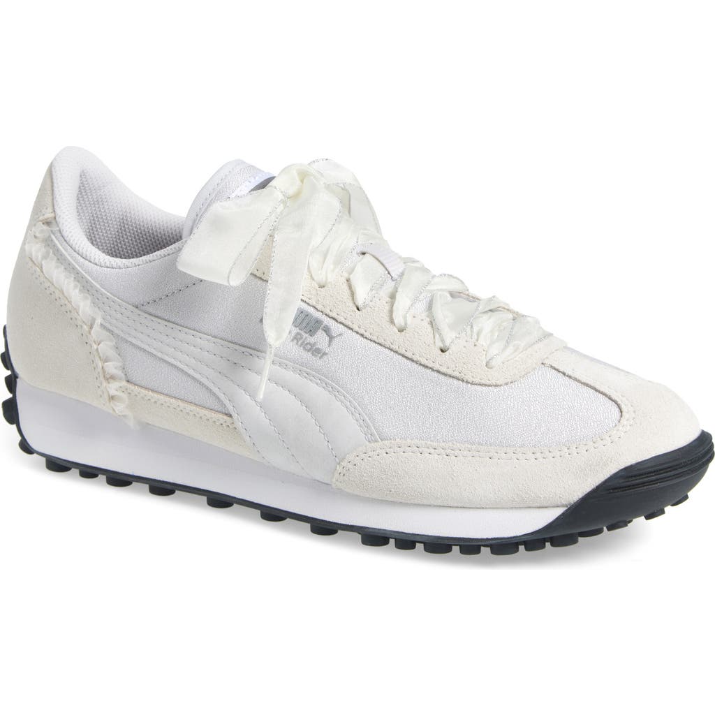 Puma Easy Rider Glam Athletics Sneaker In Feather Gray-warm White