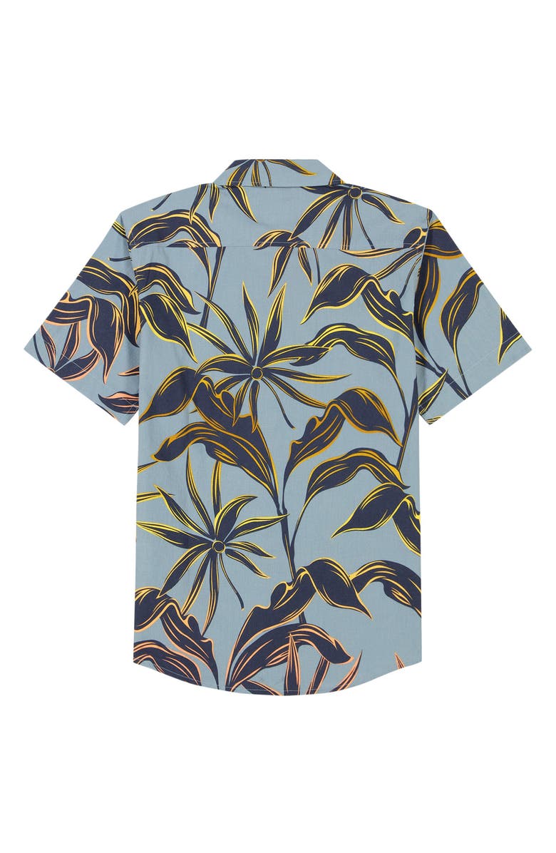 Billabong Kids' Sundays Short Sleeve Cotton Button-Up Shirt, Alternate, color, 