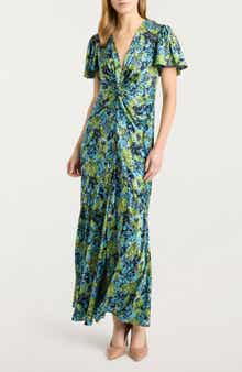 Dahlia Print Maxi Dress