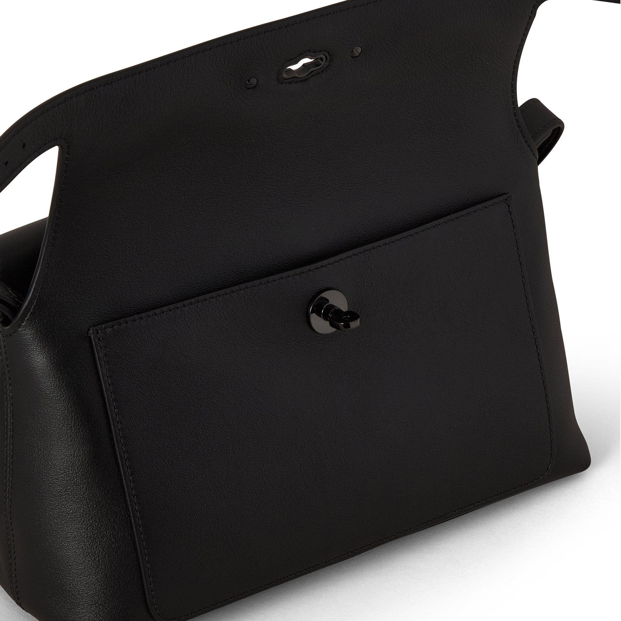 Small Stevie Top Handle, Alternate, color, Black