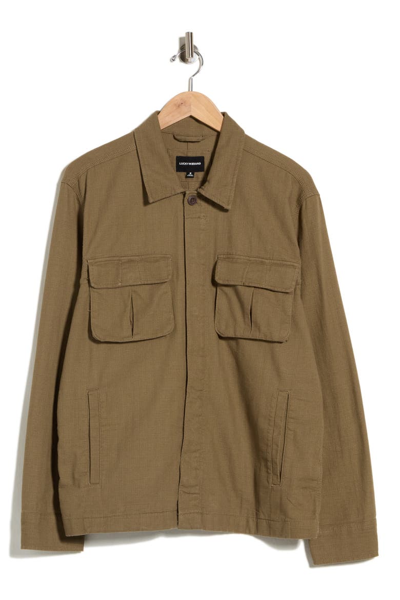 Utility Shirt Jacket, Alternate, color, DUSTY OLIVE