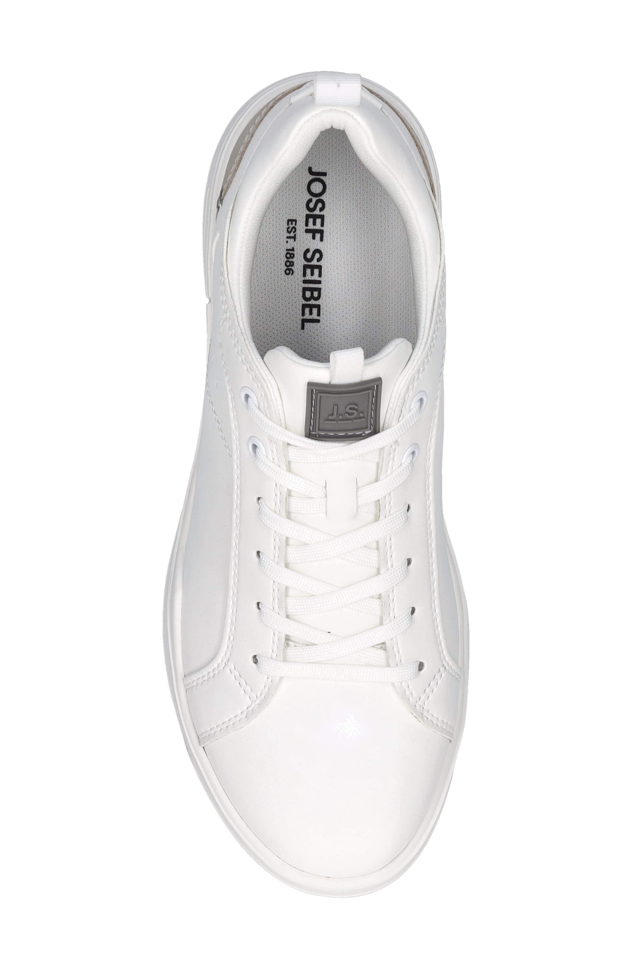 Donovan 04 Low Top Sneaker, Alternate, color, WHITE