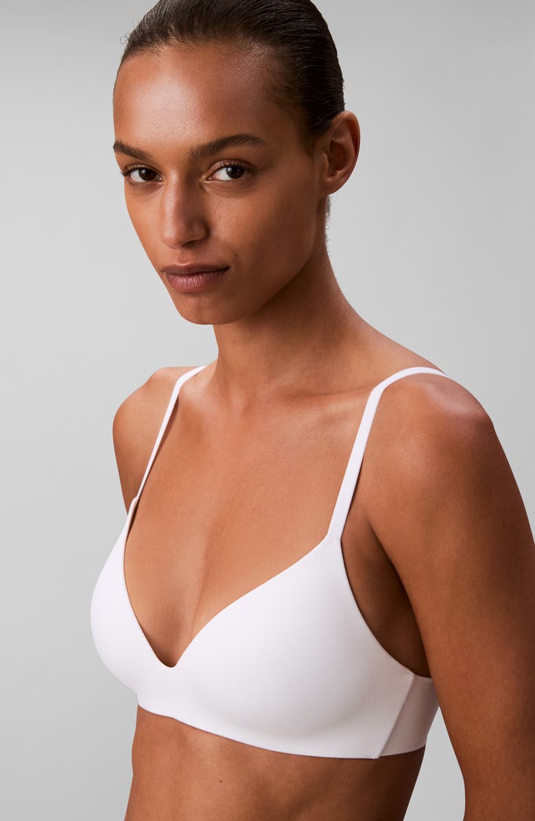 Calvin Klein Wireless T-Shirt Bra, Alternate, color, White