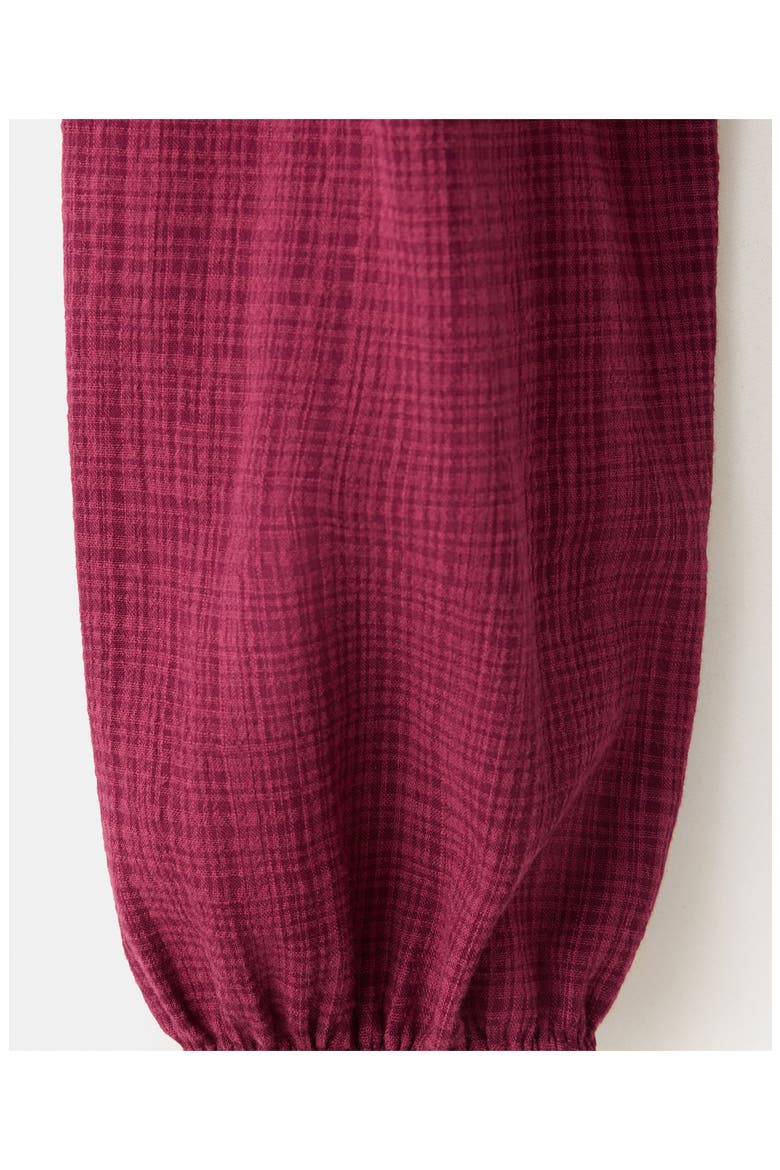 Ruffle Wrap Top, Alternate, color, BURGUNDY
