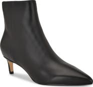 Nine West Brite Pointed Toe Kitten Heel Bootie