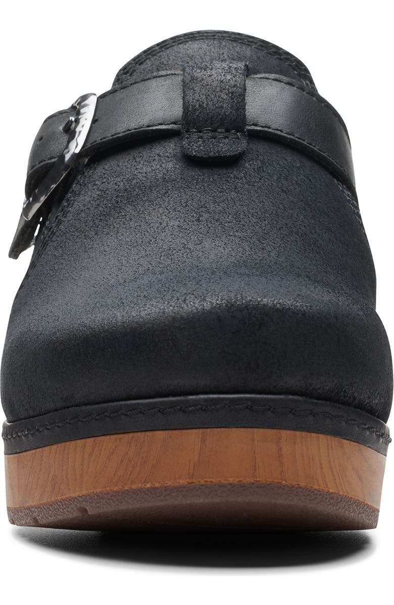 Clarks<sup>®</sup> Paizlee Nora Clog - Wide Width Available, Alternate, color, Black Suede