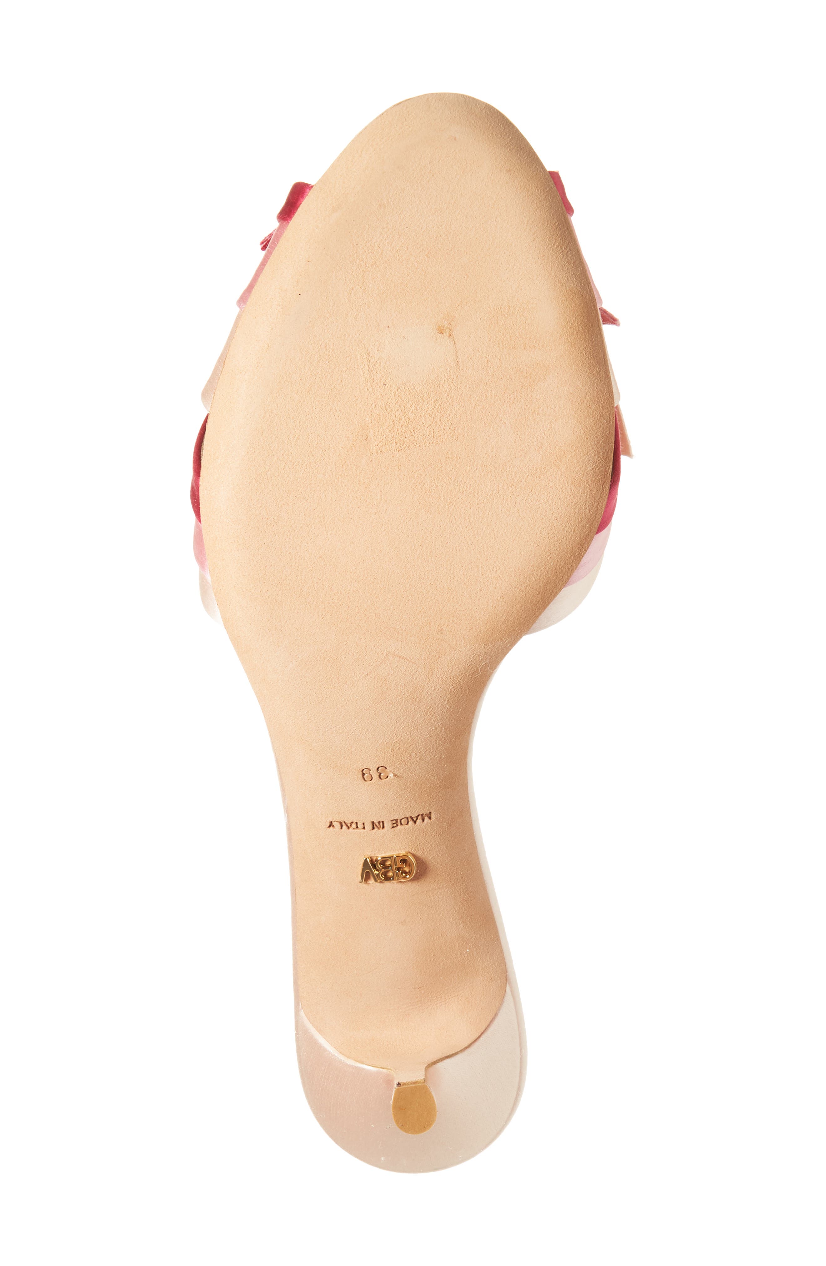 Giambattista Valli Satin Slide Sandal, Alternate, color, 