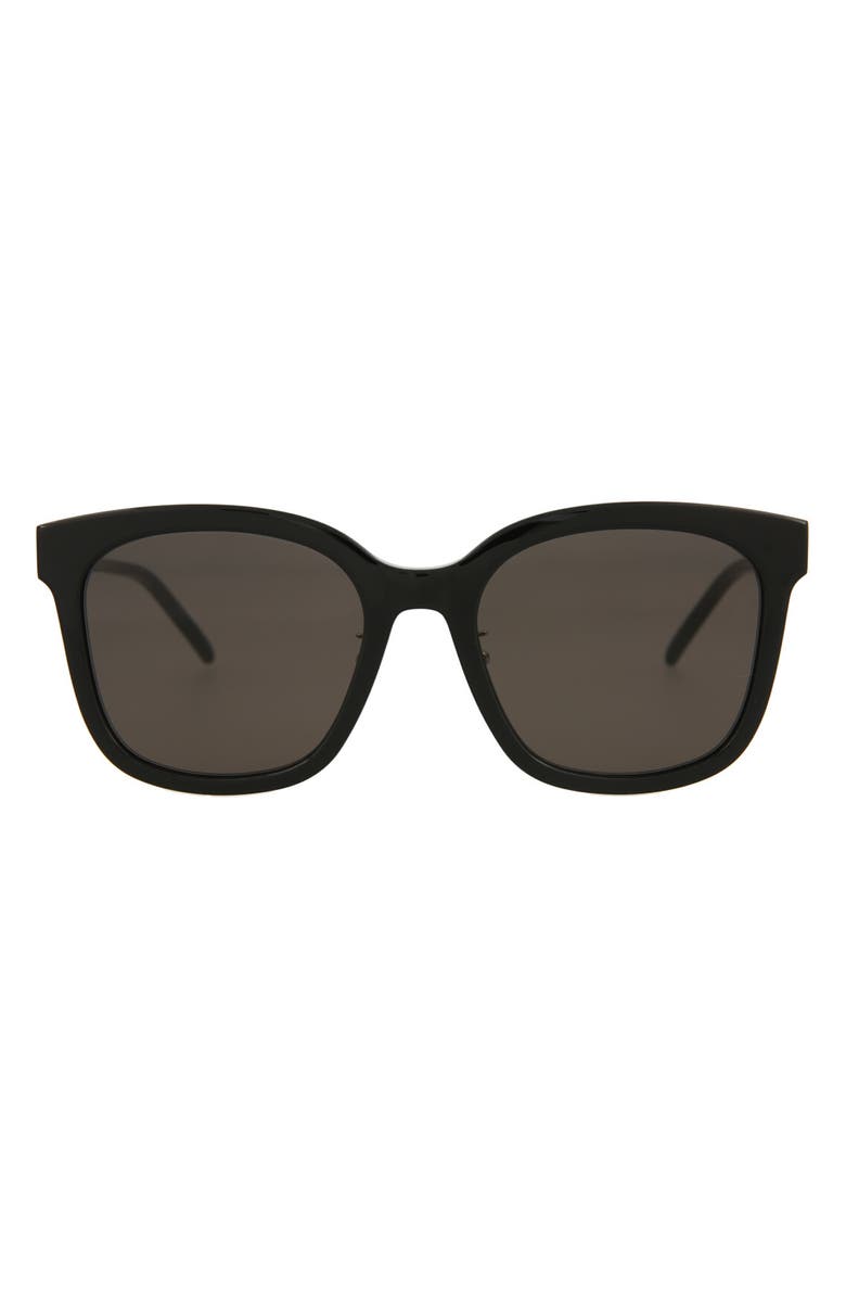 Saint Laurent 54mm Square Sunglasses, Main, color, 
