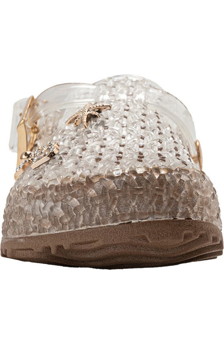 bebe Ruby Sandal, Alternate, color, Clear