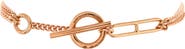 Pre-Owned Hermes Echappee Multistrand Bracelet 18K Rose Gold