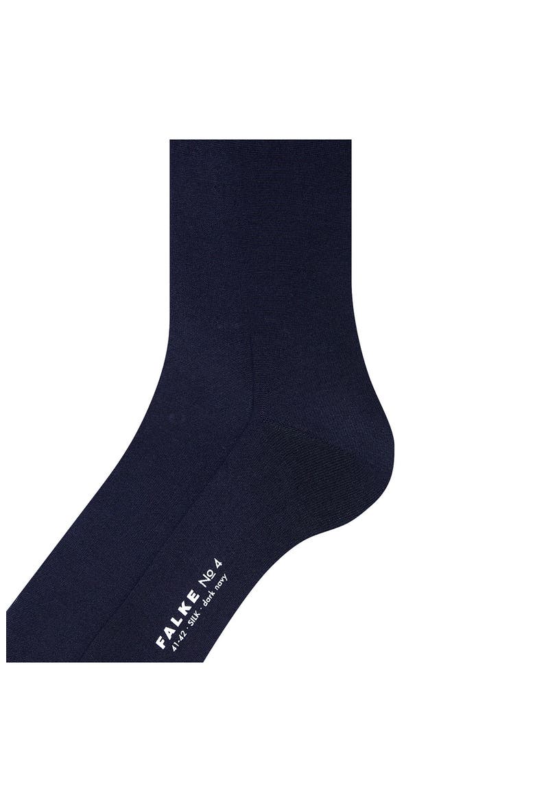 Silk Blend Knee High Socks, Alternate, color, DARK NAVY