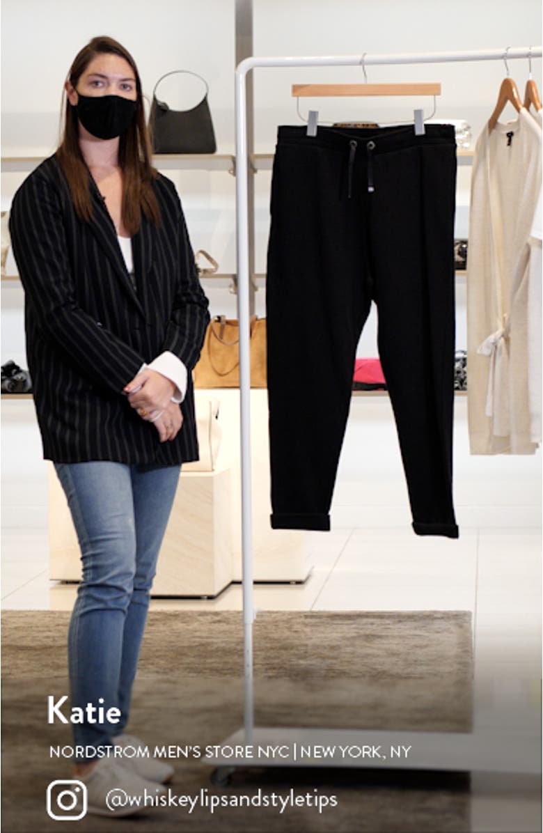 Portobello Crop Cotton Knit Trousers, sales video thumbnail