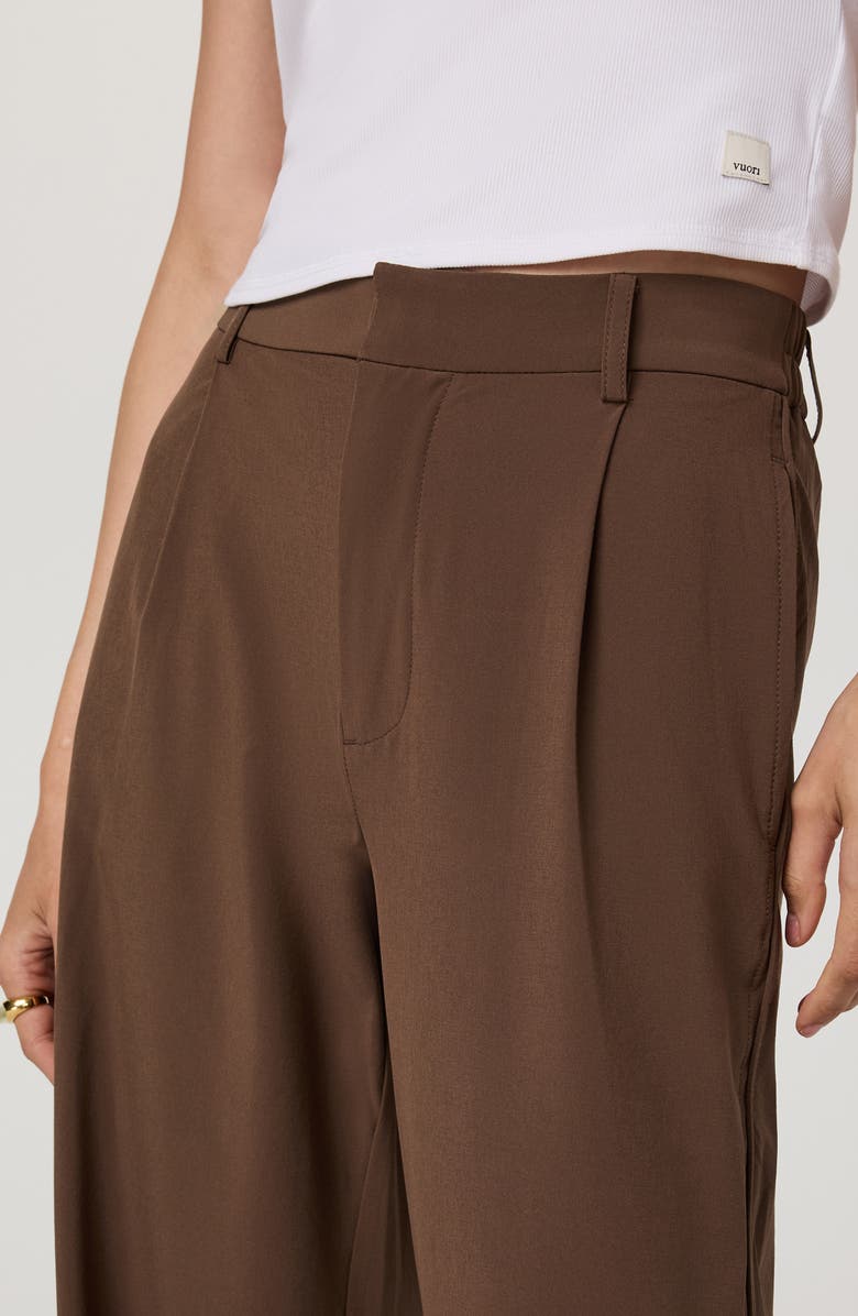 Vuori Villa Trousers, Alternate, color, Espresso
